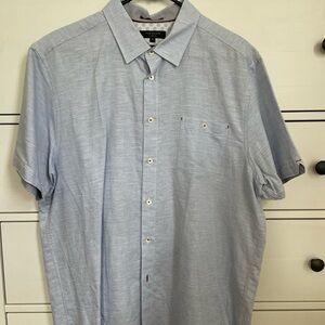 Ted Baker Light Blue Casual Button Down Shirt
